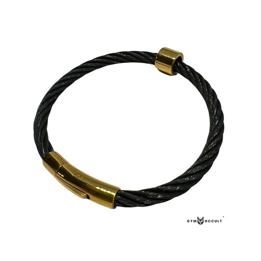 Luxe Black & Gold Bracelet Stainless Steel